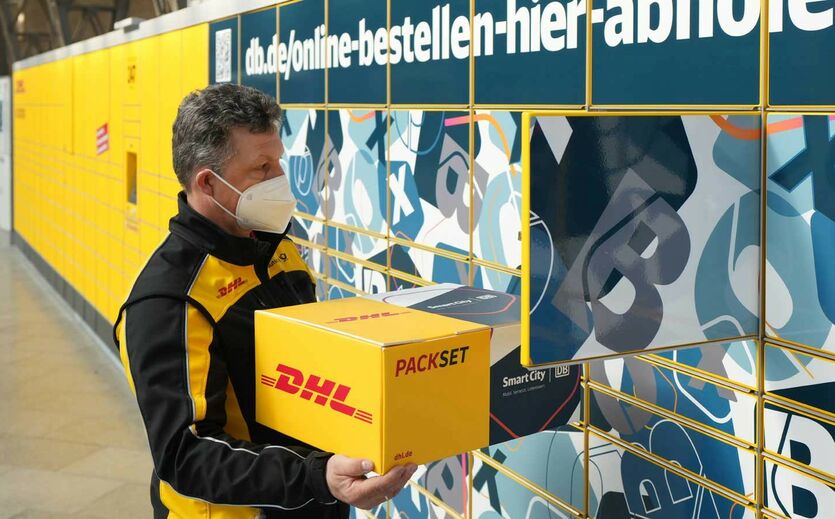 Artikelbild zu Artikel Gelb für DHL-Pakete und Blau für Click-&-Collect-Boxes