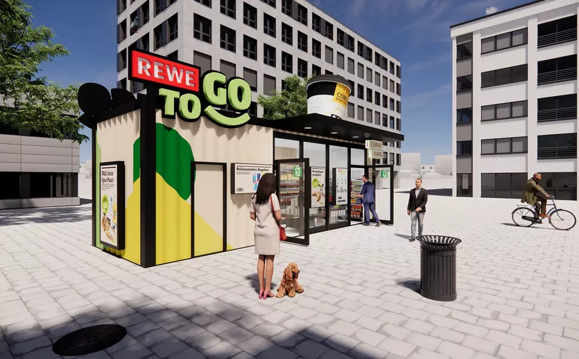 Smart Stores mit Rewe-Logo kommen