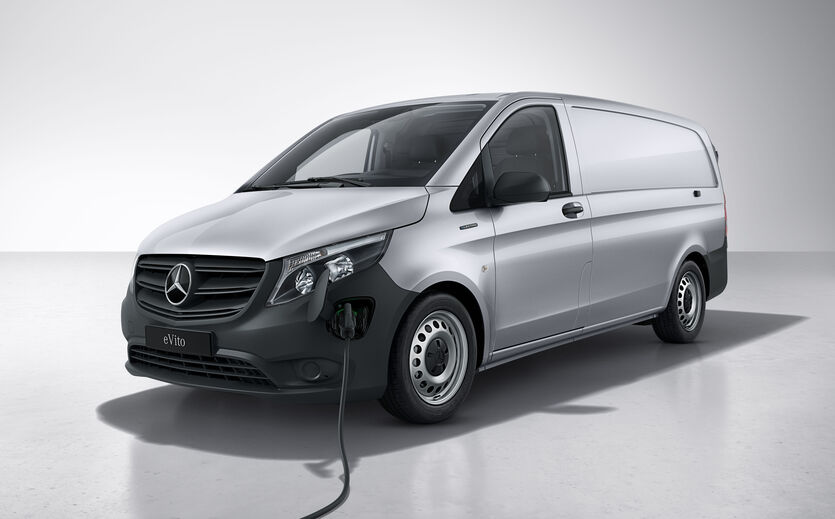 Artikelbild zu Artikel Mercedes Benz bringt eVito auch für die "vorletzte Meile"