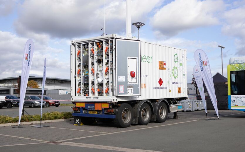 Artikelbild Mobile Wasserstoff-Tankstelle vorgestellt