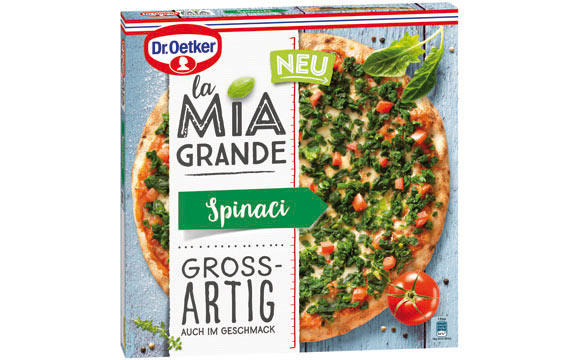 Die Mia Grande Pizza mit extra dünnem Boden ist seit April erhältlich.